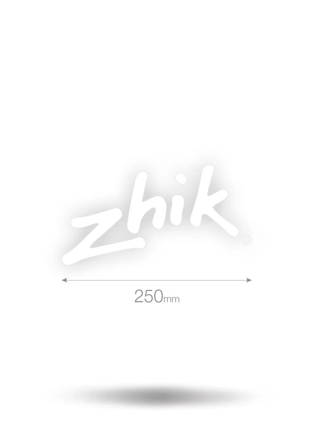 Vrouwen Zhik 250 Mm -Vinylsticker