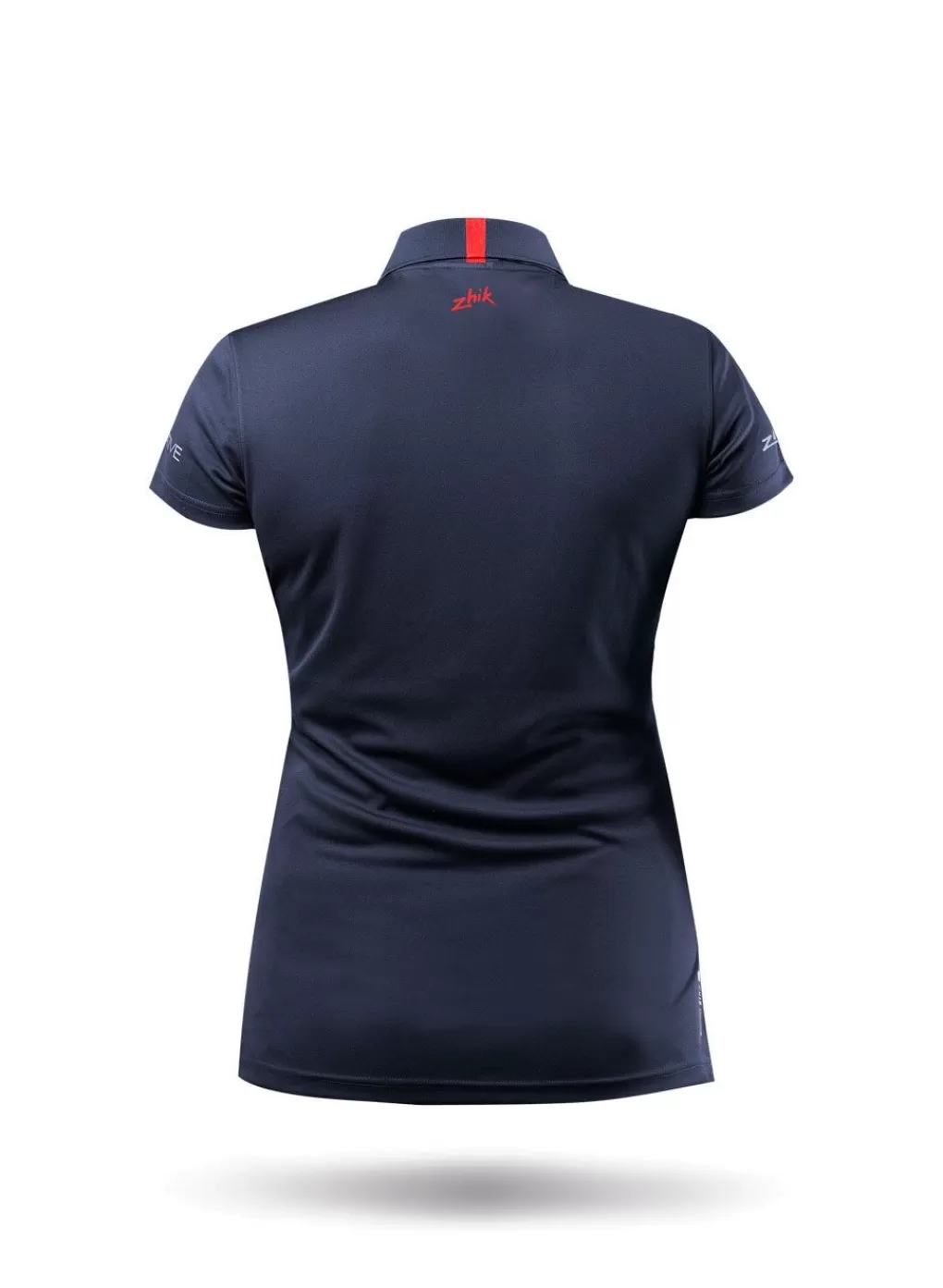 Vrouwen Zhik Dames Uvactive Sportpolo Met Rits - Marineblauw