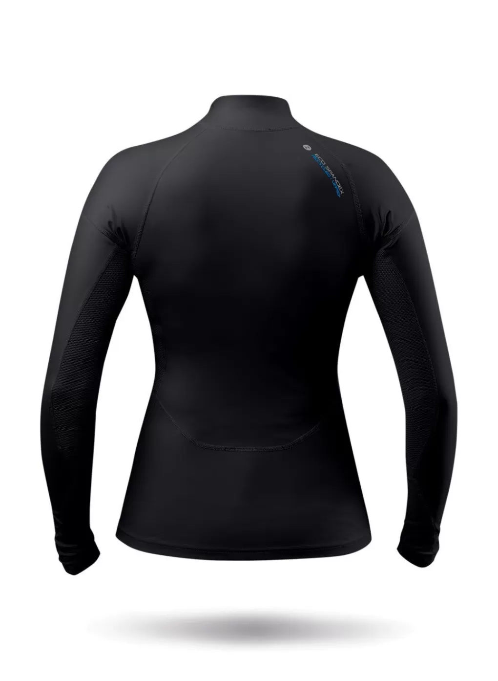 Vrouwen Zhik Dames Zwarte Eco Spandex Top Met Lange Mouwen