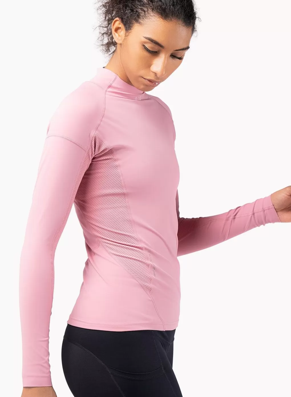 Vrouwen Zhik Eco-Spandex Top Met Lange Mouwen Voor Dames - Roze