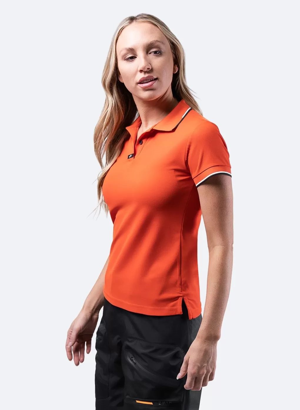 Vrouwen Zhik Elite-Polo Voor Dames - Oceaanrood