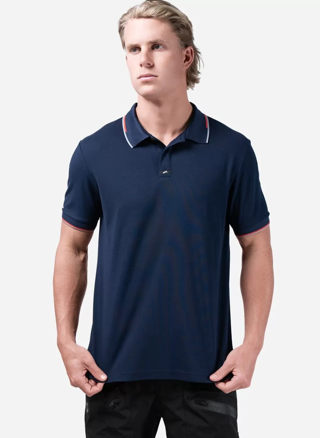 Heren Zhik Elite-Polo Voor Heren - Marineblauw