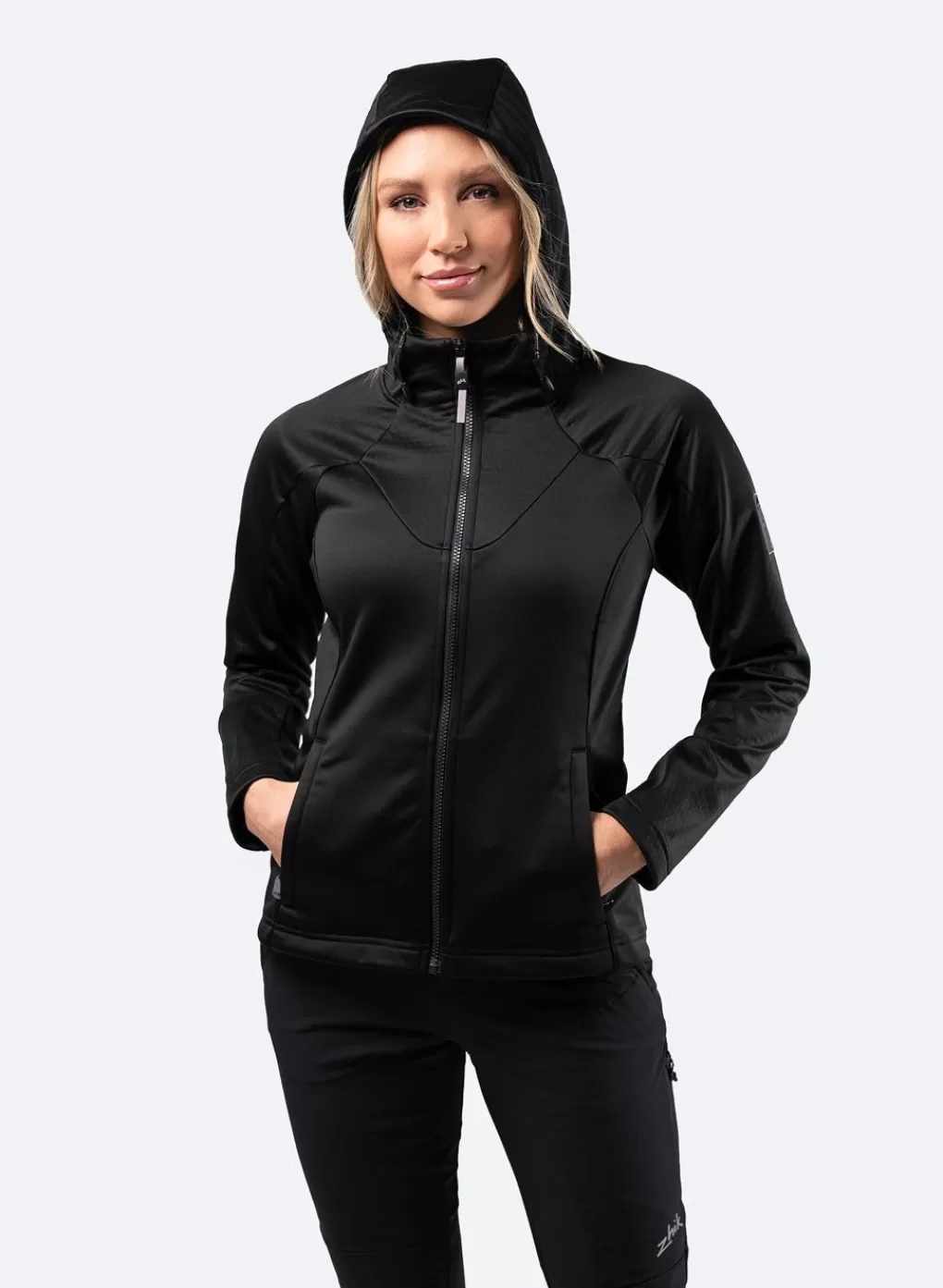 Vrouwen Zhik Tech-Hoodie Voor Dames - Zwart