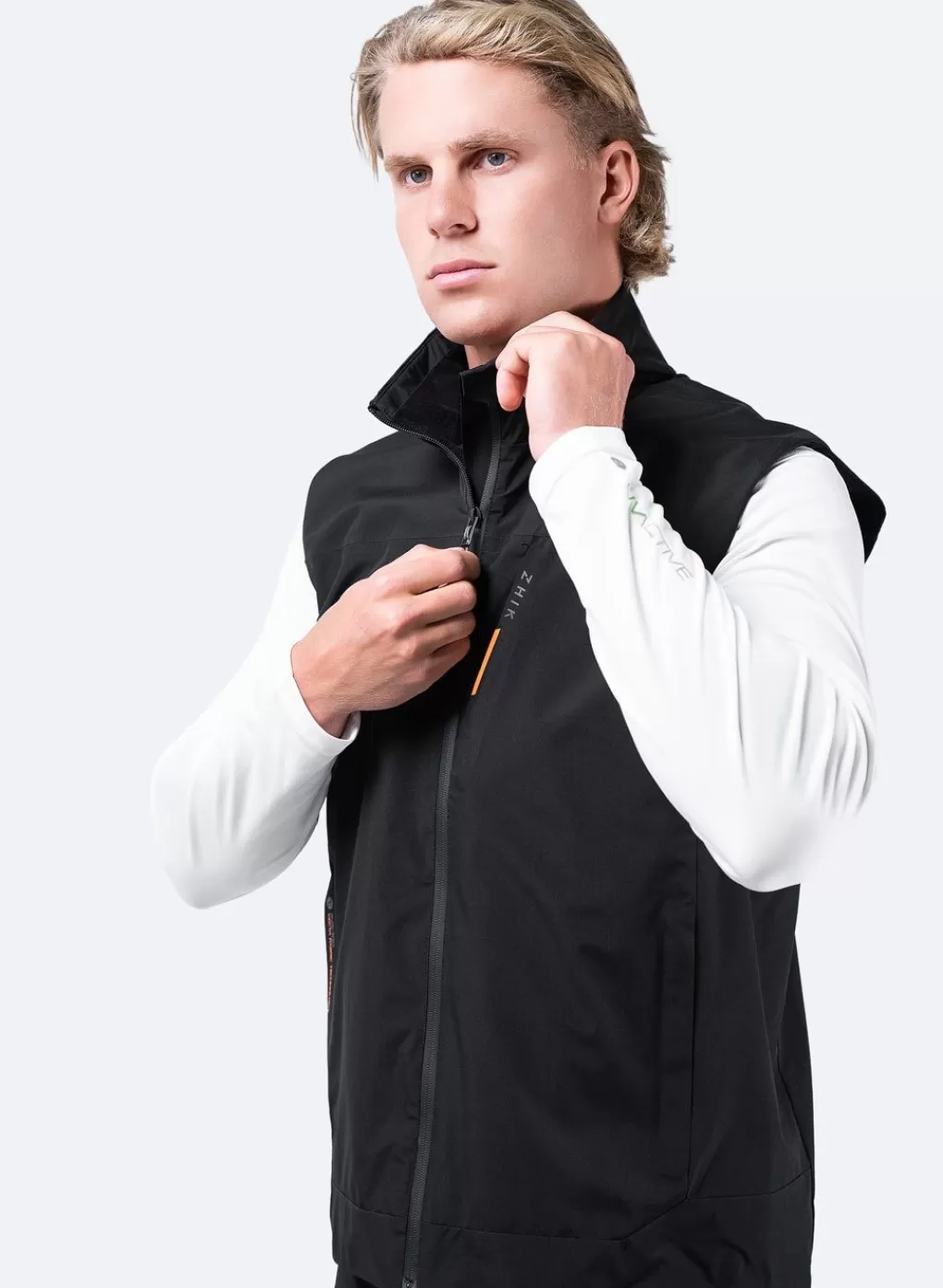 Heren Zhik Zwart Ins100-Bodywarmer